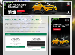Win an All-New Toyota C-HR SUV 2017