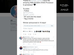 Win an AMD Ryzen 7 3700X CPU