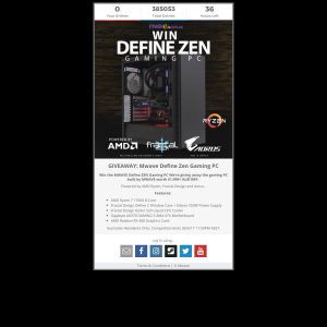 Win an AMD Ryzen Define Gaming PC