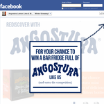 Win an 'Angostura' mini fridge, stocked with 2 cases of delicious Angostura Lemon, Lime & Bitters bottles!