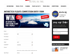 Win an Antarctica sightseeing flight for 2 people!