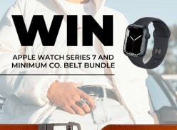 Win an Apple Watch & Midnight Aluminium Case with Sport Band, and Minimum Co Classic Belt Bundle