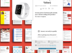 Win an Apple Watch Sport valued at $579!