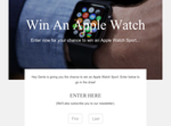 Win an Apple Watch Sport!