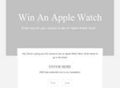 Win An Apple Watch