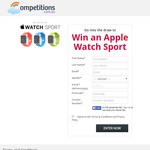 Win an Apple Watch Sport