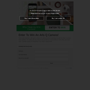 Win An Arlo Q Camera!