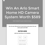Win an Arlo Smart Home HD Camera System worth $589!