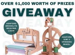 Win an Ashford Kiwi Spinning Wheel