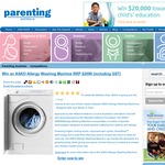 Win an ASKO Allergy Washing Machine RRP $2099 