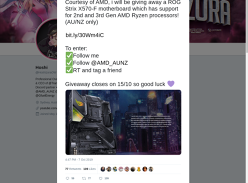Win an ASUS ROG Strix X570-F Gaming Motherboard