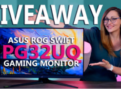 Win an ASUS ROG Swift PG32UQ 4K 144hz Gaming Monitor
