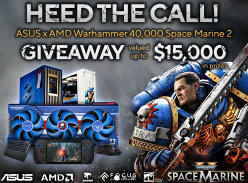 Win an ASUS TUF Gaming Radeon RX 7900 XTX Space Marie 2 Graphics Card or 1 Space Marine 2