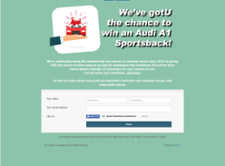 Win an Audi A1 Sportback