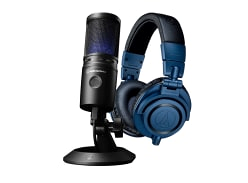 Win an Audio-Technica AT2020USB-X Microphone and Audio Technica ATH-M50xds Headphones
