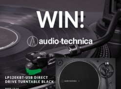 Win an Audio-Technica LP120XBT-USB Direct Drive Turntable