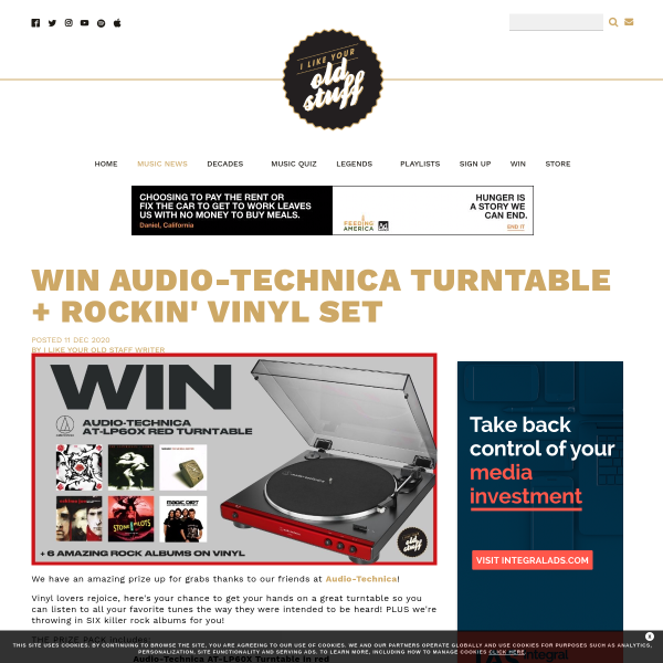 Win an Audio-Technica Turntable & Vinyl Pack