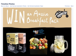 Win an Aussie Breakfast Pack, including a month's supply of muesli, a Family Fruit Box from Aussie Farmers Direct and 2 Mason jars with handles for brekkie on the go!