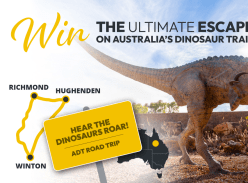 Win an Australia’s Dinosaur Trail Family Road Trip through Outback Queensland