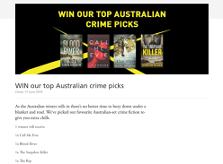 Win an Australian Crime Book Pack