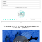 Win an Australian Ritual Natural Hair Pamper Pack - Australian Ritual x Lace n Ruffles
