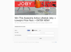 Win an awesome Active Lifestyle Joby + Lowe prize pack valued at $589!
