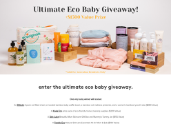 Win an Eco Baby Prize Pack Worth $1,580