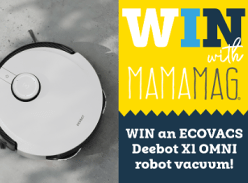 Win an Ecovacs Deebot X1 Omni Robot Vacuum Cleaner & Mop