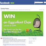 Win an 'Eggcellent' chair valued at $399!
