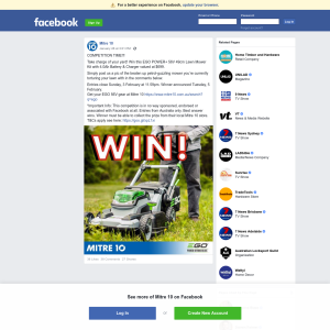 Win an EGO POWER+ 56V 49cm Lawn Mower Kit with 4.0ah Battery & Charger Valued at $699