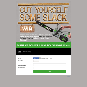 Win an EGO Power Plus 56V 40cm Chainsaw, valued at $649! - EGO Power Plus