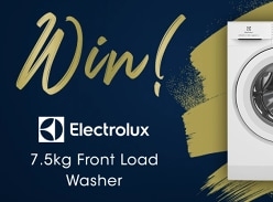 Win an Electrolux 7.5Kg Front Load Washer
