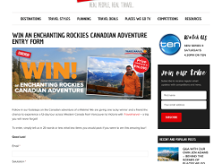 Win an Enchanting Rockies Tour in Canada for 2