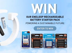 Win an Eneloop Rechargeable Battery Starter Pack