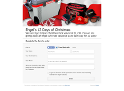 Win an Engel Eclipse Christmas Pack
