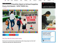 Win an entire back-to-school checklist