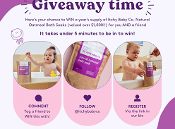 Win an Entire Year's Worth of Itchy Baby Co