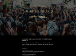 Win an epic festival epic festival experience for 2 to Sugar Mountain!