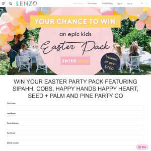 Win an Epic Kids Easter Party Pack