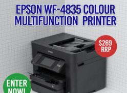 Win an Epson Workforce Pro WF-4835 A4 Multifunction Colour Printer
