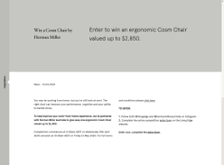 Win an Ergonomic Cosm Chair