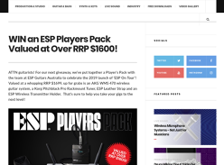 Win an ESP Players Pack Worth $1,600