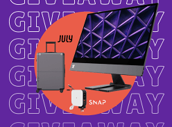 Win an Espresso Display 15 & Stand, July Carry on Suitcase & Snapwireless Powerpack Universal