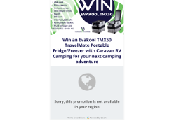 Win an Evakool TMX50 TravelMate
