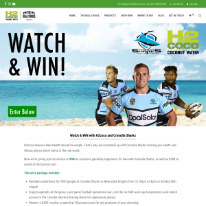 Win an exclusive gameday experience for two with Cronulla Sharks
