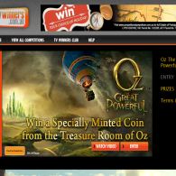 Win an exclusive minted coin from the movie set of Oz