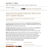 Win an exclusive Porsche drive day with Sonia Kruger in Brisbane! - Woman With Drive