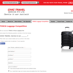 Win an exclusive TOSCA 3-Piece Luggage Set - Civic Travel