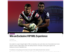 Win an Exclusive VIP NRL Experience