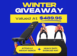 Win an Exercise Mat and an Adjustable Weight Bench